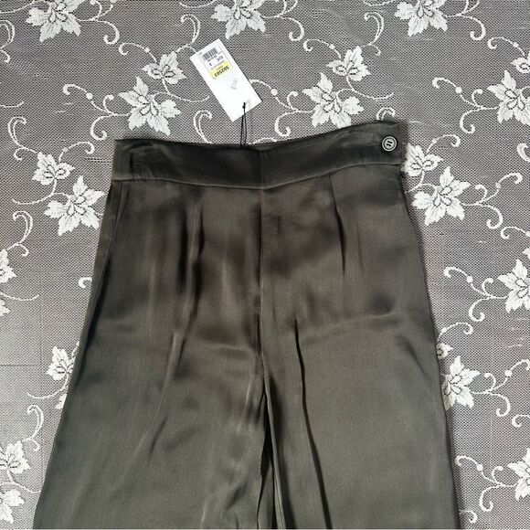 Sita Murt  High Waisted Wide Leg Satin Flowy Pants - Picture 16 of 16